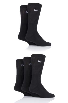 Mens 5 Pair Pringle Half Cushioned Sports Socks