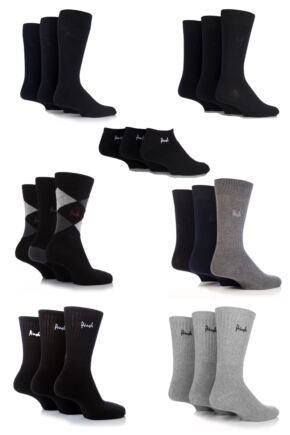 Mens 21 Pair Pringle Fresh Sock Drawer Collection Socks - Save £10