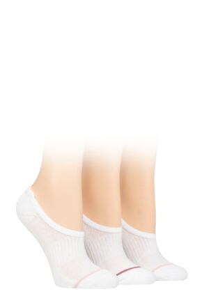 Ladies 3 Pair SOCKSHOP Wildfeet Cotton Sports Shoe Liner Socks