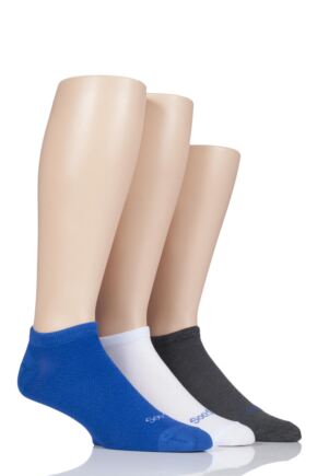 Mens 3 Pair SockShop Bamboo Mesh Trainer Liner Socks
