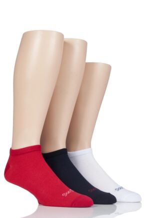 Mens 3 Pair SockShop Bamboo Mesh Trainer Liner Socks