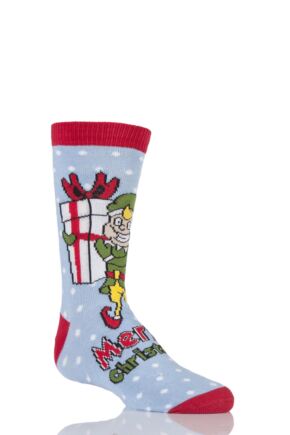 KIDS SOCKSHOP DARE TO WEAR CHRISTMAS SOCKS - SANTA'S ELF