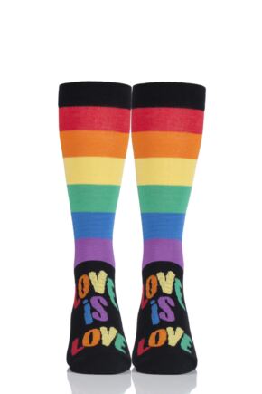 SockShop Bamboo 1 Pair Pride Rainbow Love is Love Socks