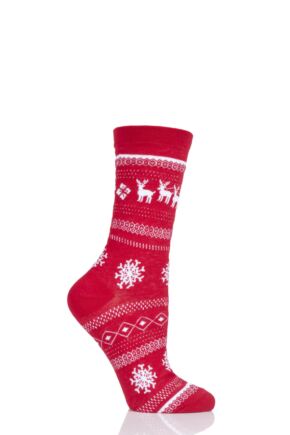 SOCKSHOP 1 Pair Christmas Sleigh Ride Socks
