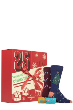 Mens Ladies and Couples SOCKSHOP 25 Pair Christmas Advent Calendar