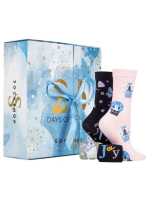 Mens and Ladies SOCKSHOP 25 Pair Christmas Advent Calendar