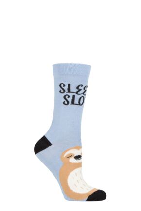 Mens and Ladies SOCKSHOP 1 Pair Lazy Panda Bamboo Fun & Novelty Socks