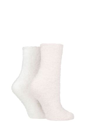 Ladies 2 Pair SOCKSHOP Feather Feel Leisure Socks