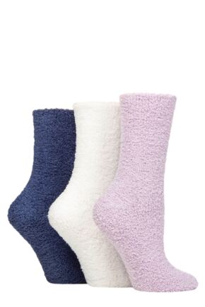 Ladies 3 Pair SOCKSHOP Super Cosy Socks 