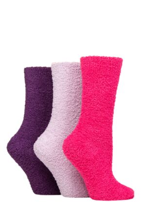 Ladies 3 Pair SOCKSHOP Super Cosy Socks 