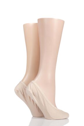 Ladies 2 Pair SOCKSHOP Shoe Liners with Pad