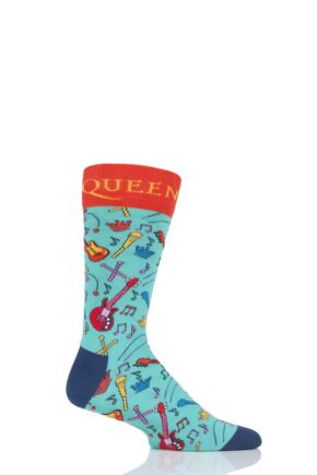 Happy Socks 1 Pair Queen 'The Works' Combed Cotton Socks