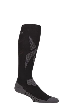 Mens and Ladies 1 Pair Reebok Technical Recycled Long Technical Compression Running Socks