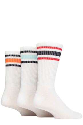Mens 3 Pair SOCKSHOP Wildfeet Cotton Rich Sports Socks