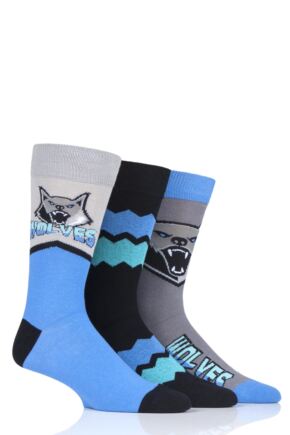 Mens 3 Pair SOCKSHOP Wild Feet Novelty Cotton Socks