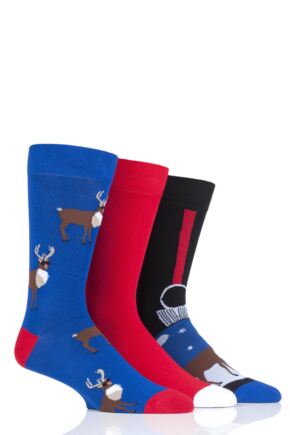 Rudolph Robins Elves Snowflakes Pretty Polly Christmas Festive Hosiery Santa