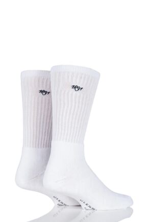 Mens 2 Pair Glenmuir Dunbar Cushioned Golf Socks