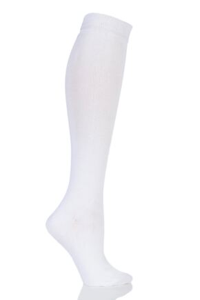Girls and Boys 1 Pair SOCKSHOP Plain Bamboo Knee High Socks with Comfort Cuff and Smooth Toe Seams