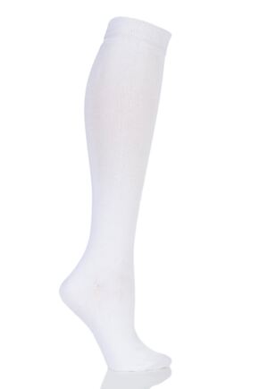 Girls and Boys 1 Pair SockShop Plain Bamboo Knee High Socks with Comfort Cuff and Smooth Toe Seams