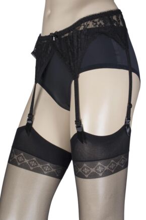 Ladies Trasparenze Sara Lace Suspender Belt