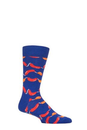 Mens and Ladies 1 Pair Happy Socks Sausage Socks