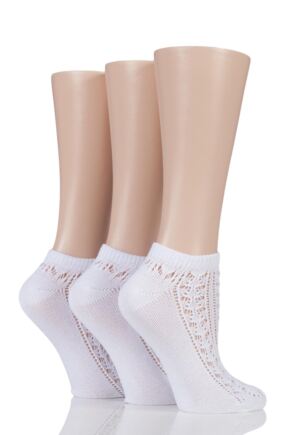 ladies white sock trainers