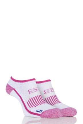 Ladies 2 Pair Storm Bloc with BlueGuard Ankle Trainer Socks