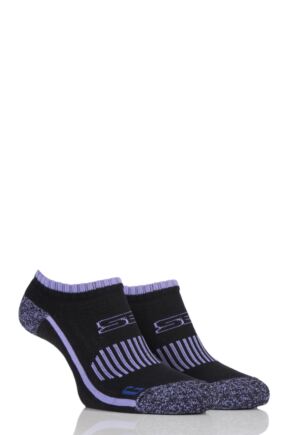 Ladies 2 Pair Storm Bloc with BlueGuard Ankle Trainer Socks