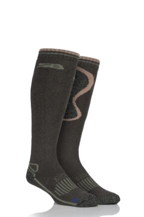 Mens 1 Pair Storm Bloc with BlueGuard Long Wool Blend Country Socks Green 6-11 Mens