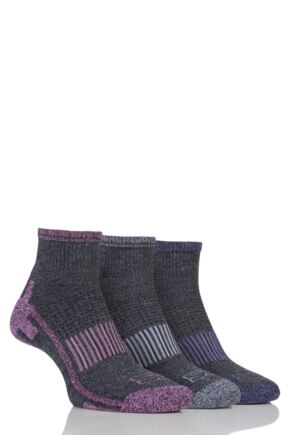 Ladies 3 Pair Storm Bloc Ankle Socks