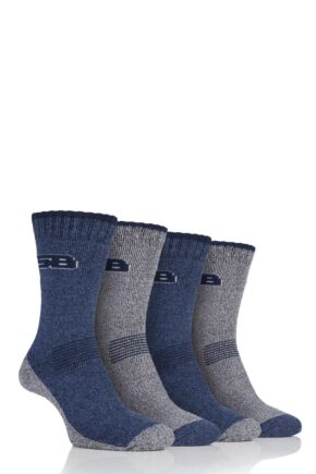 Mens 4 Pair Storm Bloc Performance Boot Socks