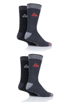 Mens 4 Pair Storm Bloc Performance Boot Socks