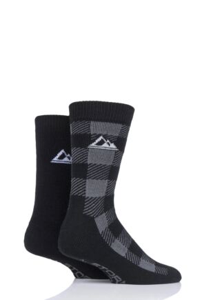 Mens 2 Pair Storm Bloc Thermal Boot Socks