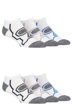 Mens 6 Pair Storm Bloc Performance Trainer Socks