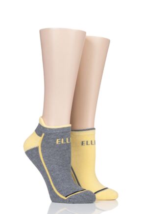 Ladies 2 Pair Elle Sports Trainer Socks