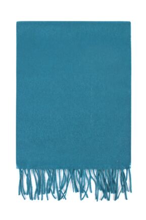Mens and Ladies Great & British Knitwear Made In Scotland 100% Cashmere Plain Scarf with Fringe