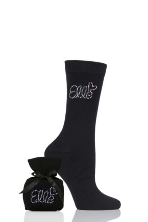 Elle Diamante Socks In a Bag Gift Set