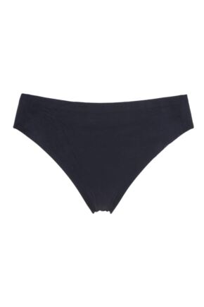 Girls 1 Pack Silky Invisible High Cut Seamless Dance Brief Knickers