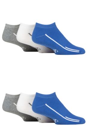 Mens 6 Pair SOCKSHOP Performance Sport Cushioned Trainer Socks