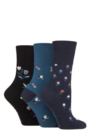 3 Pairs Men's Argyle Cotton Socks - Leven Brown/Natural