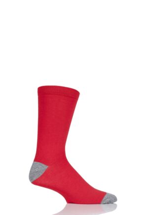 Mens 1 Pair Thought Solid Jack Plain Bamboo and Organic Cotton Socks
