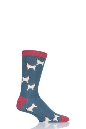 Mens 1 Pair Thought Canine Bamboo and Organic Cotton Socks