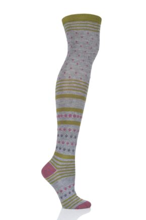 Ladies 1 Pair Thought Esana Over The Knee Bamboo and Organic Cotton Socks