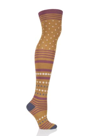 Ladies 1 Pair Thought Esana Over The Knee Bamboo and Organic Cotton Socks
