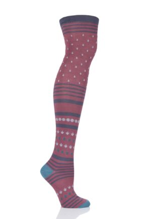 Ladies 1 Pair Thought Esana Over The Knee Bamboo and Organic Cotton Socks