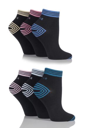 Elle Non Cushioned Sports Socks With Contrast Heel And Toe