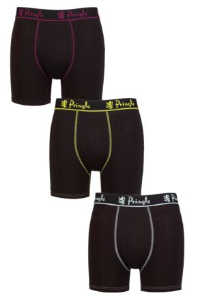 Mens 3 Pack Pringle Bamboo Boxers