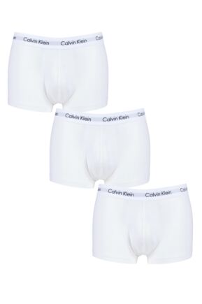 Mens 3 Pair Calvin Klein Low Rise Trunks