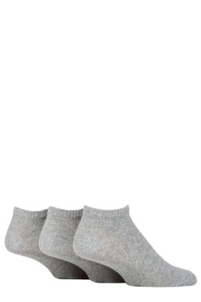 Mens 3 Pair SOCKSHOP TORE 100% Recycled Plain Cotton Sports Trainer Socks
