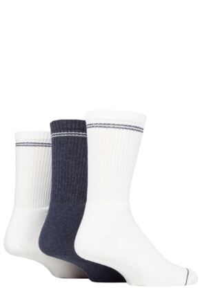 Mens 3 Pair SOCKSHOP TORE 100% Recycled Fashion Cotton Sports Socks